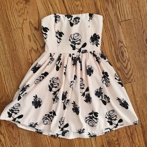 Forever 21 Strapless Pink Dress